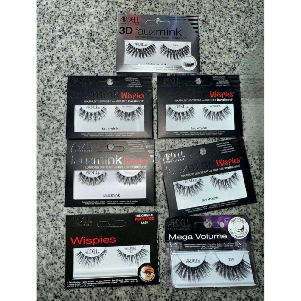 Ardell Faux Mink and Wispies Eyelash Set - Black